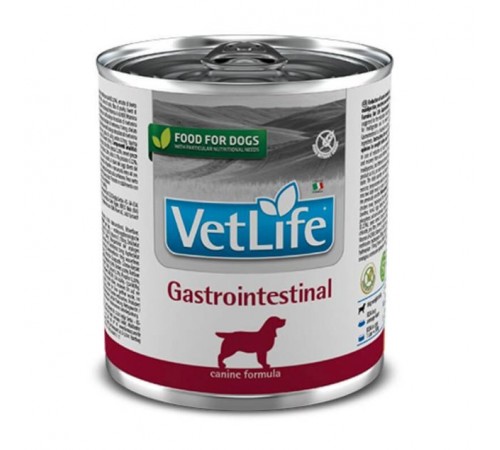 Farmina VetLife Natural Gastrointestinal Dog - консервований корм-дієта для дорослих собак із захворюваннями ШКТ, 300г