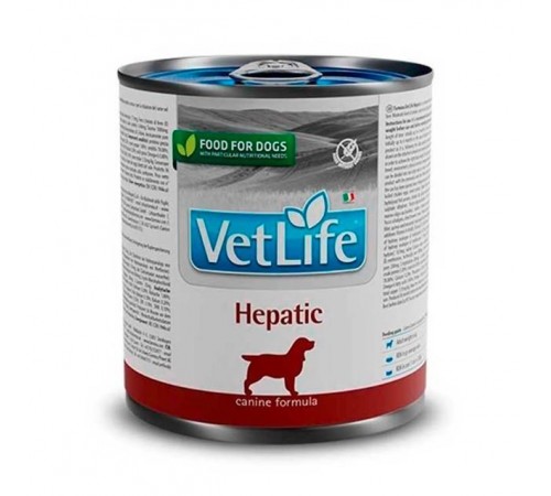 Farmina VetLife Natural Hepatic Dog - консервований корм-дієта для собак з хронічною печінковою недостатністю, 300г