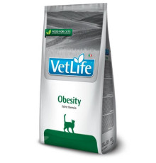 Farmina VetLife Obesity Cat - Cухий корм-дієта для котів та кішок при ожирінні та надмірній вазі, 2кг