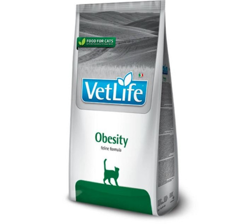 Farmina VetLife Obesity Cat - Cухий корм-дієта для котів та кішок при ожирінні та надмірній вазі, 2кг