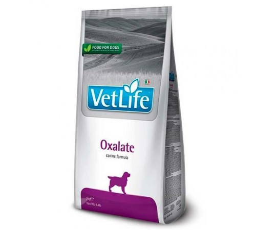 Farmina VetLife Oxalate Dog - сухий корм-дієта для скорочення утворення оксалатів при сечокам'яній хворобі у дорослих собак, 2кг
