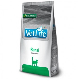 Farmina VetLife Renal Cat - сухий корм-дієта для котів із захворюванням нирок, 2кг