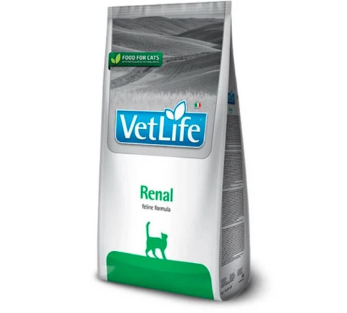 Farmina VetLife Renal Cat - Сухий корм-дієта для котів із захворюванням нирок, 2кг