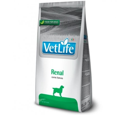Farmina VetLife Renal Dog - сухий корм-дієта для собак із захворюванням нирок, 2кг