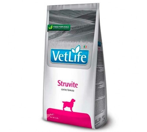 Farmina VetLife Struvite Dog - сухий корм-дієта для розчинення струвітних каменів при сечокам'яній хворобі у дорослих собак, 2кг