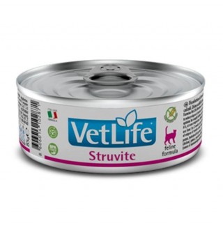 Farmina VetLife Struvite feline - Консервований корм-дієта для котів та кішок при сечокам'яній хворобі, 85г