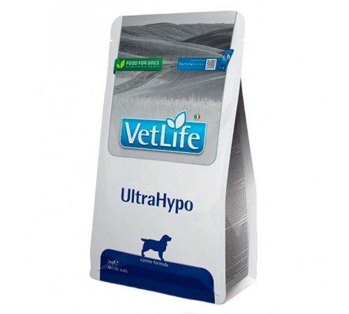 Farmina VetLife UltraHypo Dog - сухий корм-дієта для собак з харчовою алергією, 2кг