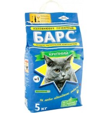 Барс Наповнювач № 1 крупний пэ (2,5-5мм) без ароматизатора 5кг (синій)