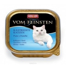 Animonda Vom Feinsten Adult with Turkey Trout - консерви для котів, з індичкою та фореллю 100г