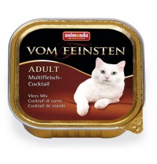 Animonda Vom Feinsten Adult Multi-Meat Cocktail - консерви для котів, мультим'ясний коктейль  100г