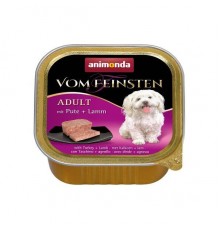 Animonda Vom Feinsten Adult Turkey Lamb - вологий корм для собак, з індичкою і ягням 150г