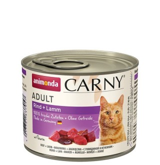 Animonda Carny Adult Beef Lamb - консерви для котів, яловичина-ягня 200г