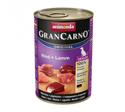 Animonda GranCarno Adult Beef Lamb -  консерви для собак, яловичина-ягня 400г