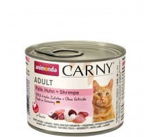 Animonda Carny Adult Beef, Turkey + Shrimps - консерви для котів, яловичина індичка і креветки 200г