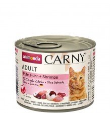 Animonda Carny Adult Beef, Turkey + Shrimps - консерви для котів, яловичина індичка і креветки 200г
