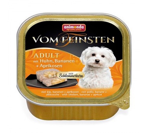 Animonda Vom Feinsten Adult Chicken, Bananas, Apricots - вологий корм для собак, курка банан і абрикос 150г