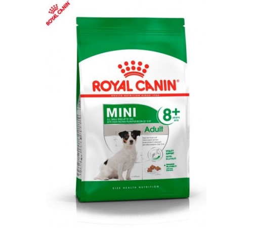 Royal Canin Mini Adult 8years - cухий корм  для собак дрібних розмірів віком від 8 років, 0,8кг