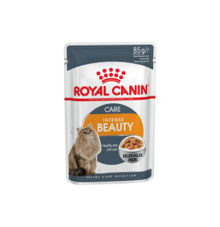 Royal Canin Intense Beauty Care in jelly - вологий корм для дорослих котів, підтримка здоров’я шкіри та краси шерсті, 0,085кг