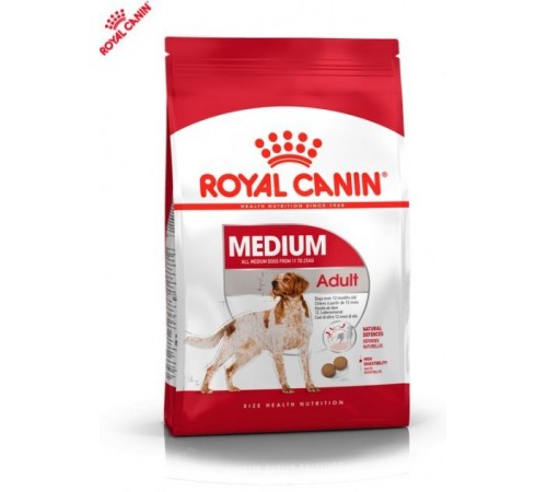 Royal Canin Medium Adult - сухий корм для дорослих собак середніх порід старше 12 місяців, 15кг