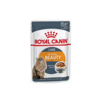 Royal Canin Intense Beauty Care in gravy - вологий корм для дорослих котів, підтримка здоров’я шкіри та краси шерсті, 0,085кг