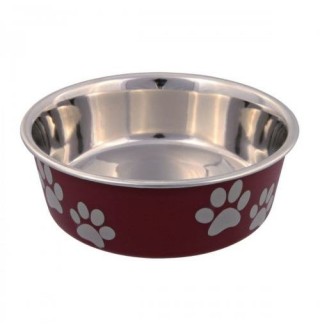 TRIXIE Миска(метал)для собак,0.25л/12см, покриття пластик TX-25241