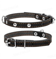 CoLLaR Нашийник одинарний (ширина 12мм, довжина 24-32см) чорний