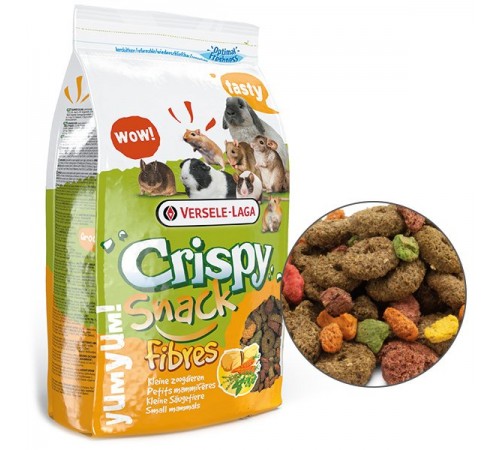Versele-Laga Crispy Snack Krok - ласощі із зернової суміші з овочами для гризунів, 650г