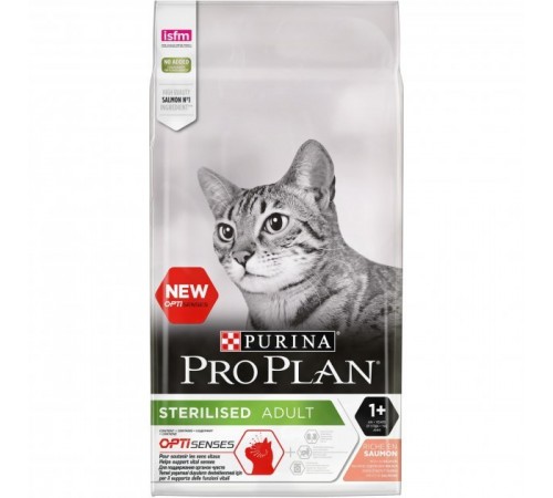 Purina Pro Plan Sterilised Adult Vital Functions - сухий корм з лососем для стерилізованих дорослих котів, 1,5кг