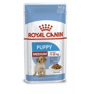 Royal Canin Medium Puppy - вологий корм шматочки в соусі для цуценят середніх порід, 140г
