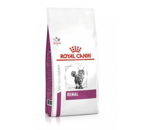 Royal Canin Renal Feline - сухий корм, ветеринарна дієта для котів, ниркова недостатність, 2кг