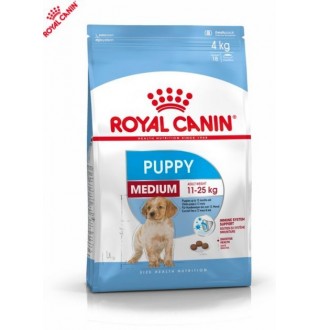 Royal Canin Medium Puppy - сухий корм для цуценят середніх порід до 12 місяців, 4кг