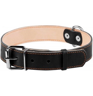 CoLLaR Нашийник подвійний (ширина 35мм, довжина 48-63см) чорний