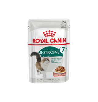 Royal Canin Instinctive 7 - вологий корм для котів від 7 років, тонкі шматочки в соусі, 0,085кг