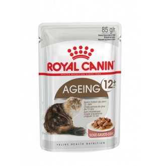 Royal Canin Ageing 12 - вологий корм для котів старше 12 років, м'які шматочки в соусі, 0,085кг