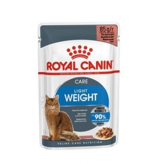 Royal Canin LIGHT WEIGHT Gravy - вологий корм для котів схильних до повноти, шматочки в соусі, 0,085кг