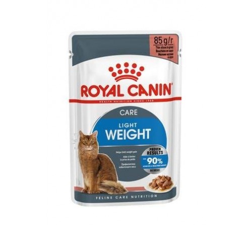 Royal Canin LIGHT WEIGHT Gravy - вологий корм для котів схильних до повноти, шматочки в соусі, 0,085кг