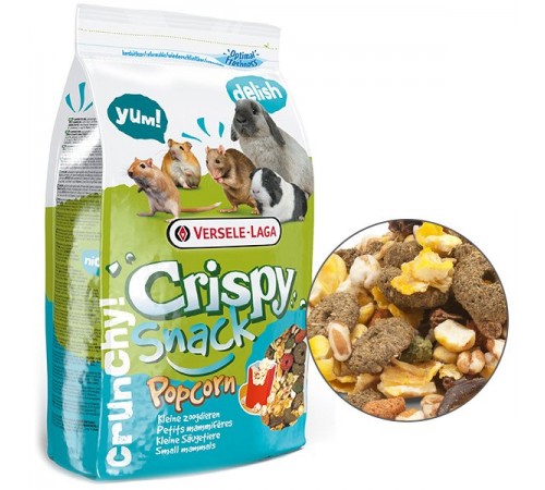 Versele-Laga Crispy Snack Popcorn - зернова суміш попкорн - ласощі для гризунів, 650г
