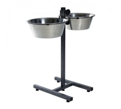 TRIXIE Стійка+2миски (метал) 2,8л TX-24922