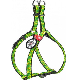 WAUDOG Nylon Шлея з малюнком Авокадо (ширина 10 мм, довжина 28-40 см)