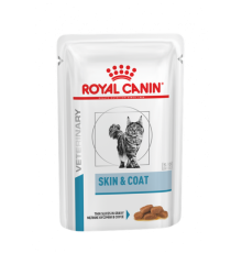 Royal Canin Skin & Coat - вологий корм, ветеринарна дієта для котів, при дерматозі та випаданні шерсті, 0,085кг