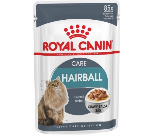 Royal Canin Hairball Care - вологий корм для дорослих котів, виведення грудочок шерсті, 0,085кг