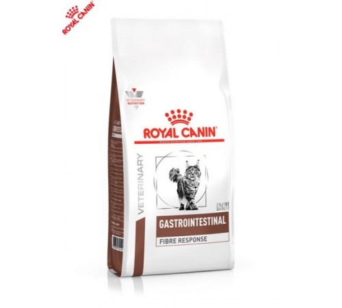 Royal Canin GastroIntestinal Fibre Response Сухий корм, ветеринарна дієта для котів, при порушенні травлення закрепі, 2 кг