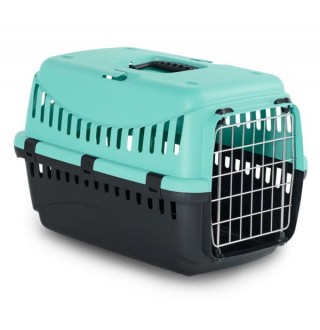 GIPSY 1 small Blue Переноска, металеві двері, 44x28,5x29,5h см