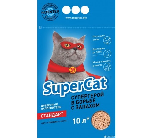 Super Cat стандарт, 3кг (синій)
