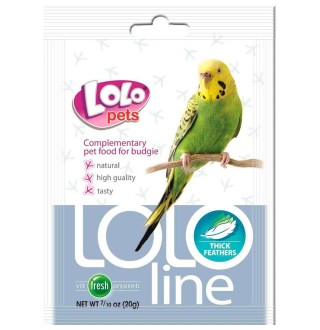 Lolopets LOLOLINE густе пір'я для хвилястих папуг 20гр. LO-72142