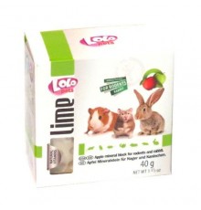 Lolopets мінеральний камінь для гризунів-яблуко 40гр. LO-71058