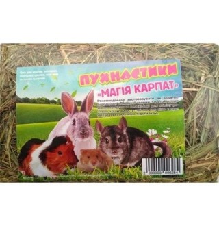 Пухнастики Магія Карпат сіно для гризунів, 6л