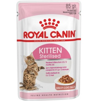 Royal Canin Kitten Sterilized - вологий корм для стерилізованих кошенят від 6 до 12 місяців в желе, 0,085кг