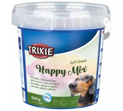 TRIXIE Суміш лакомств HappyMix (ягня, лосось, куриця) 500гр TX-31495
