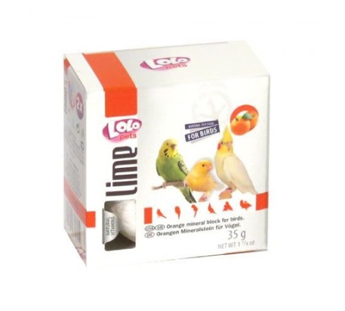 Lolopets мінеральний камінь для птахів-апельсин 35гр. LO-72054
